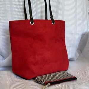 Lancôme Elegant Red and Black Makeup Bags